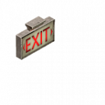 出口サイン（天井吊り・オフセット）