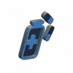 Pop-N-Pillsロゴ入り看板