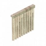 バーチカルブラインド（ライトオーク・上部・右）