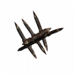 木製スパイク（血・POI）